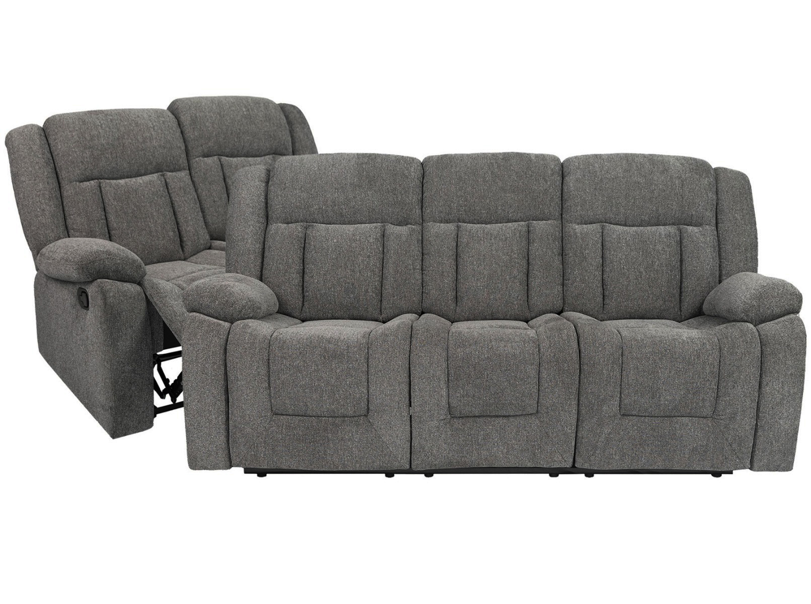 Maribel Iron Reclining Sofa & Loveseat Set
