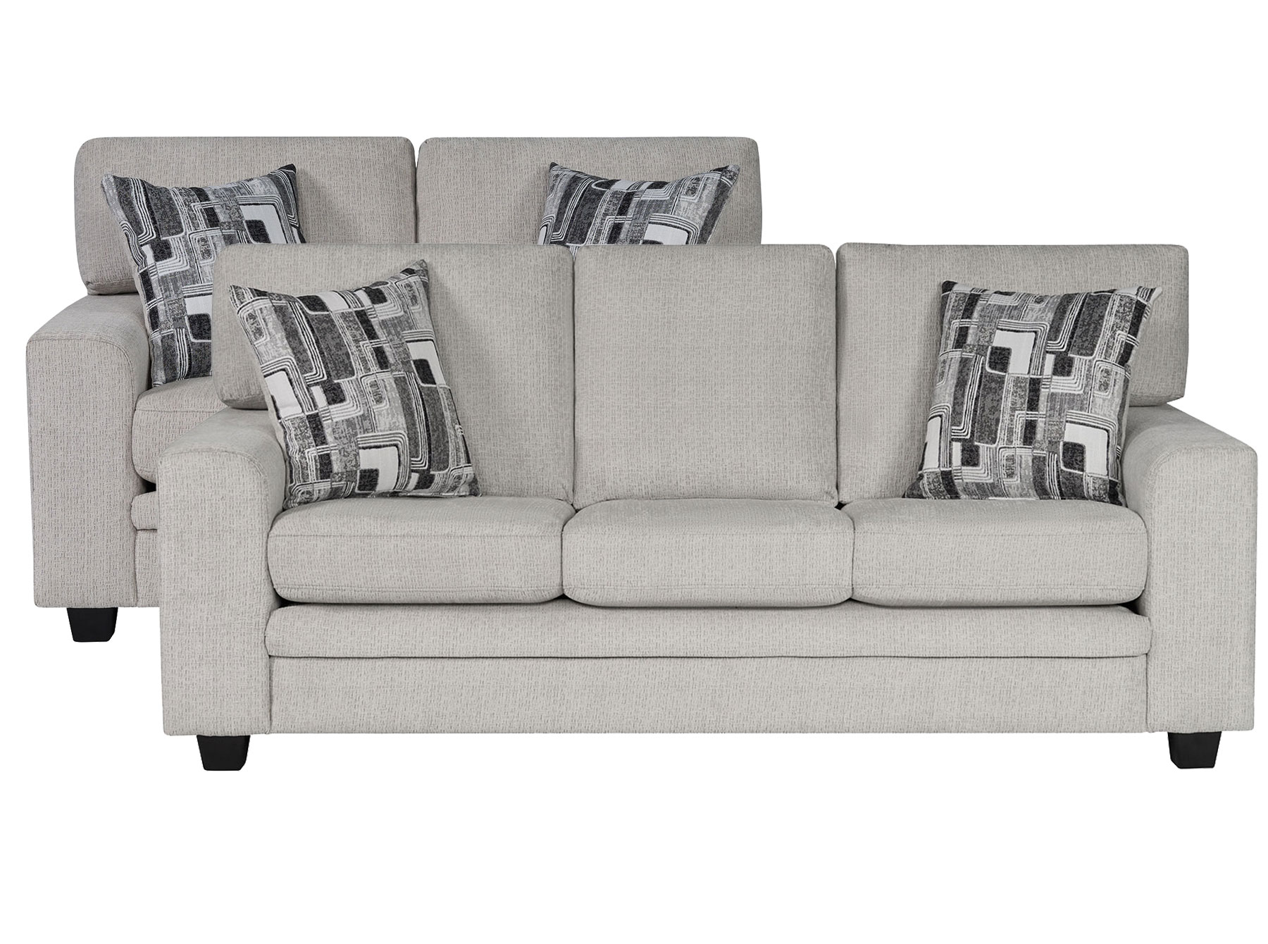 Reya Linen  Sofa & Loveseat Set