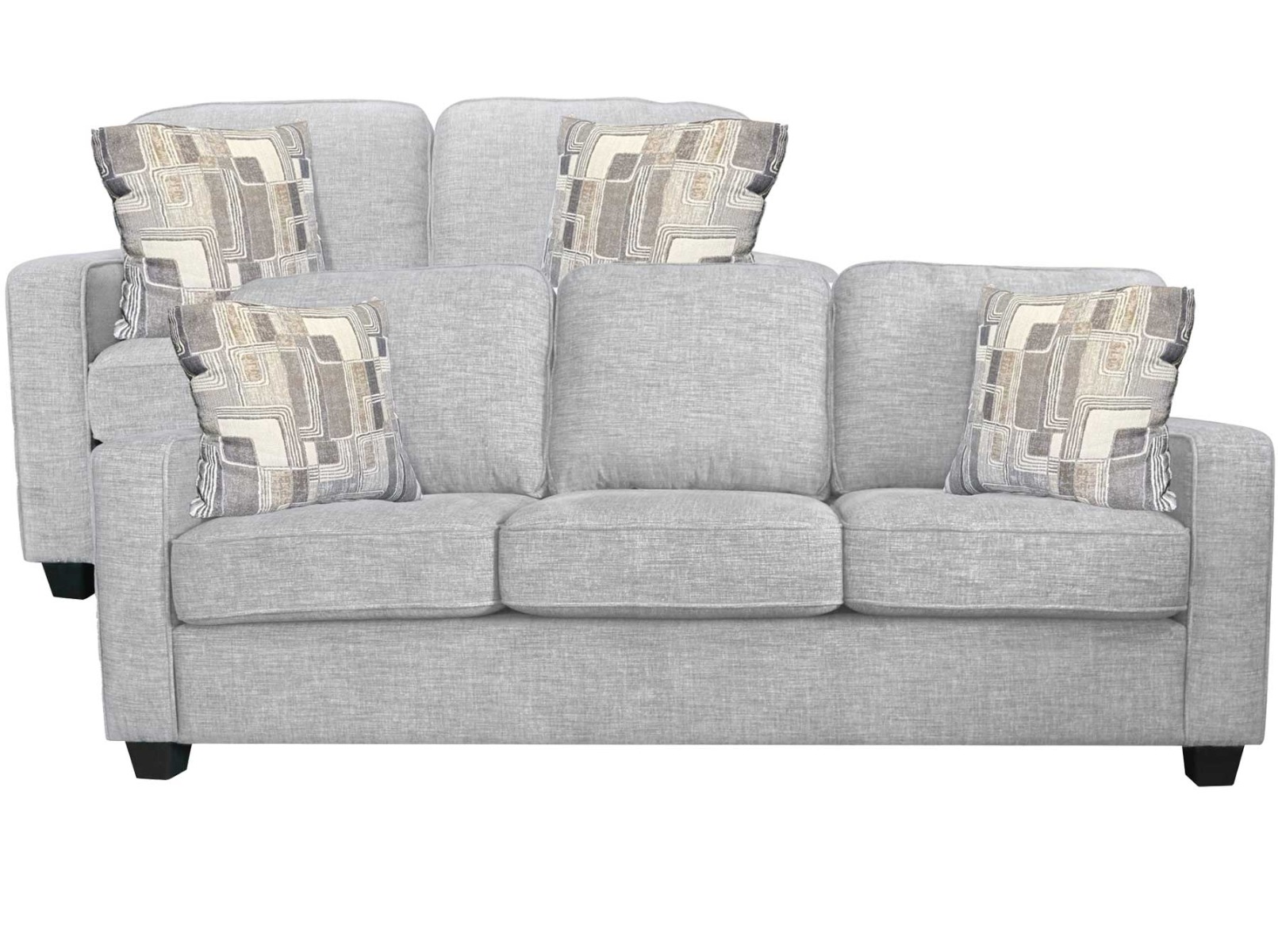 Serena Grey Sofa & Loveseat Set