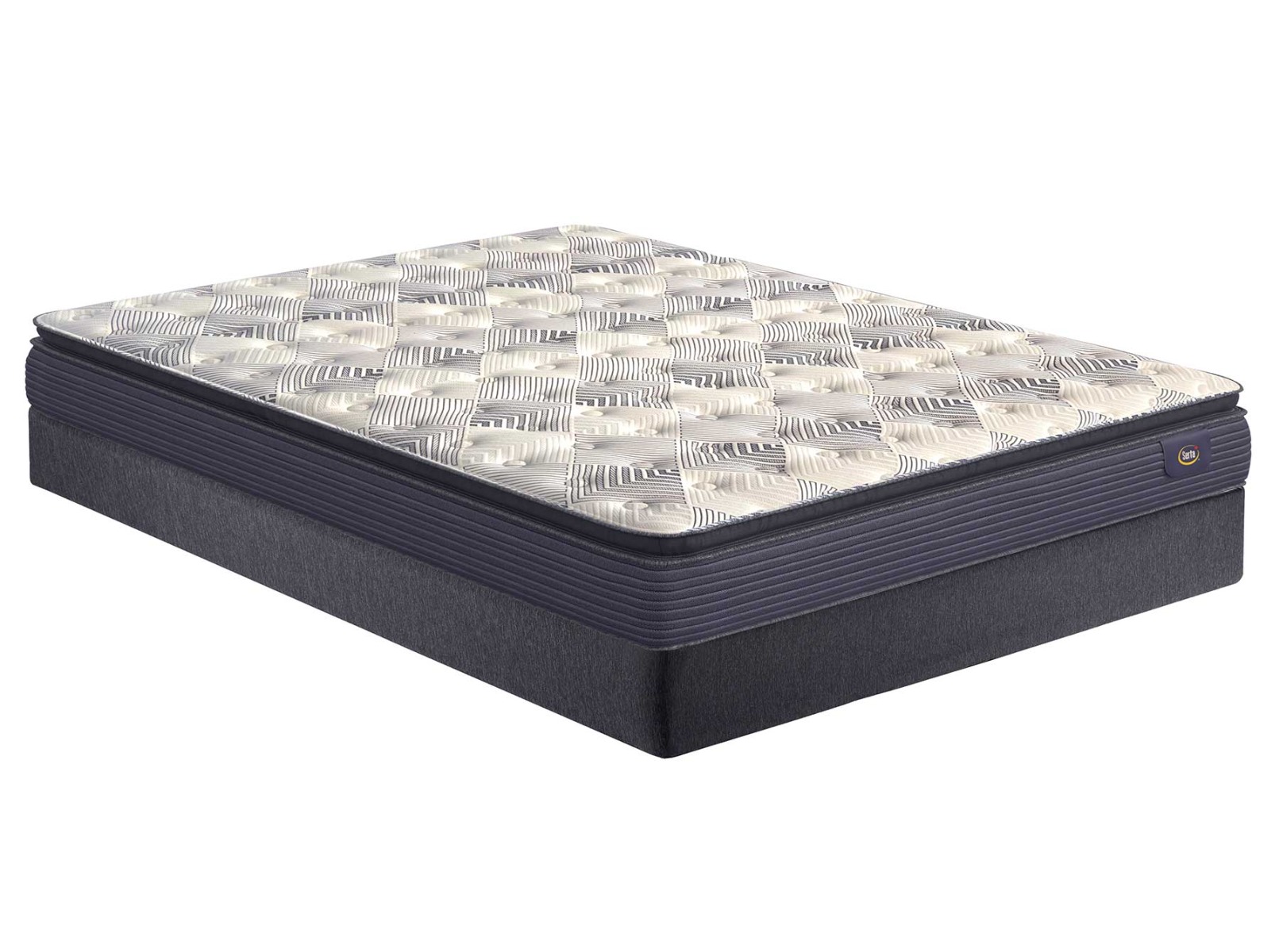 Zurich Luxury Plush Pillow Top King Mattress Set