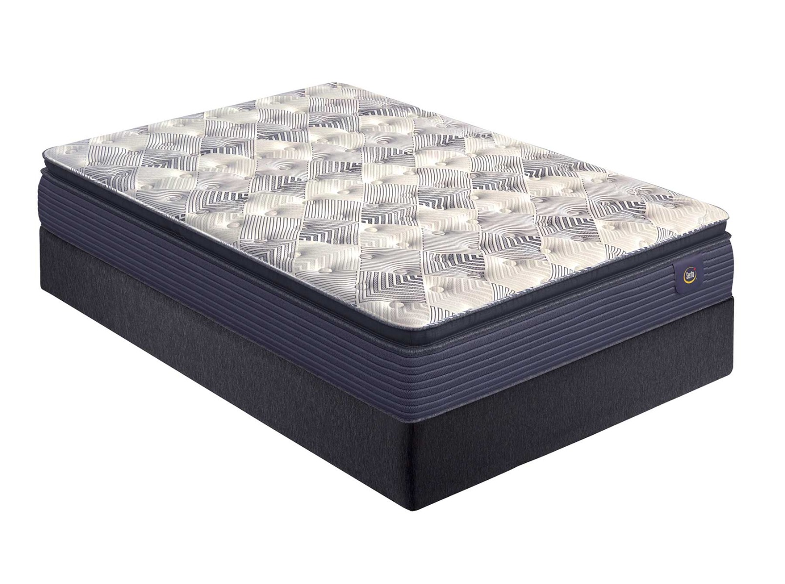 Zurich Luxury Plush Pillow Top Full Mattress Set